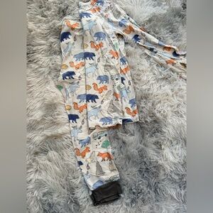 Toddler boy Animal Print Bamboo Pajamas